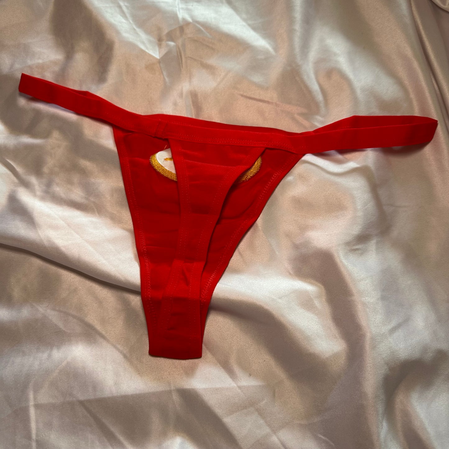 Femcel Thong (XL) red/yellow