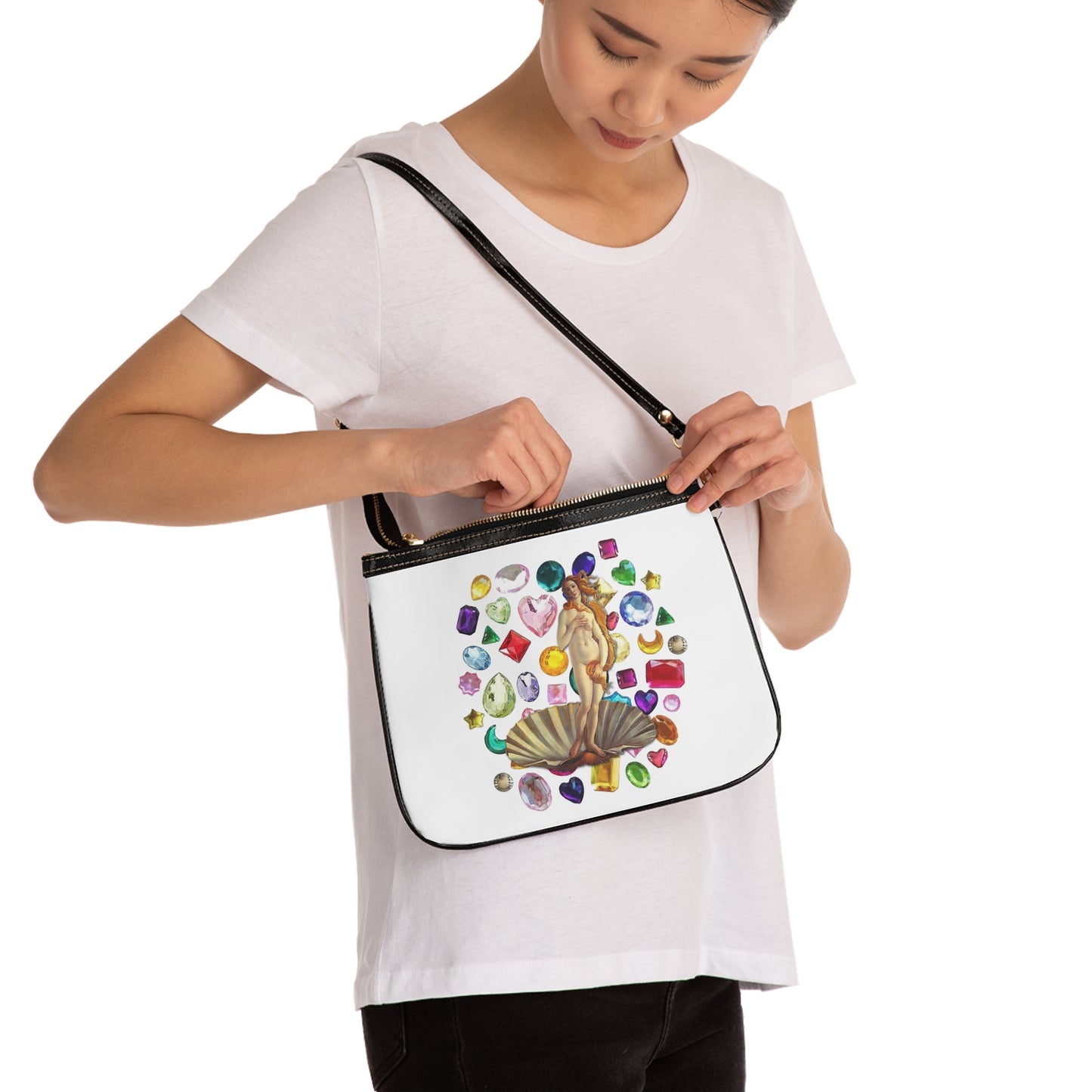 Rhinestone Venus Shoulder Bag