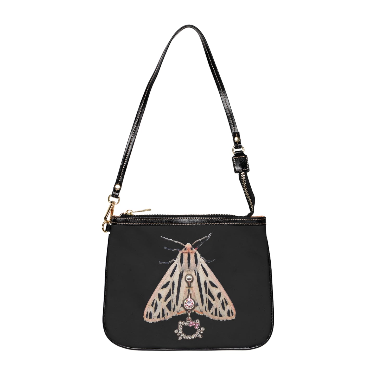 Pierced Moth Shoulder Bag