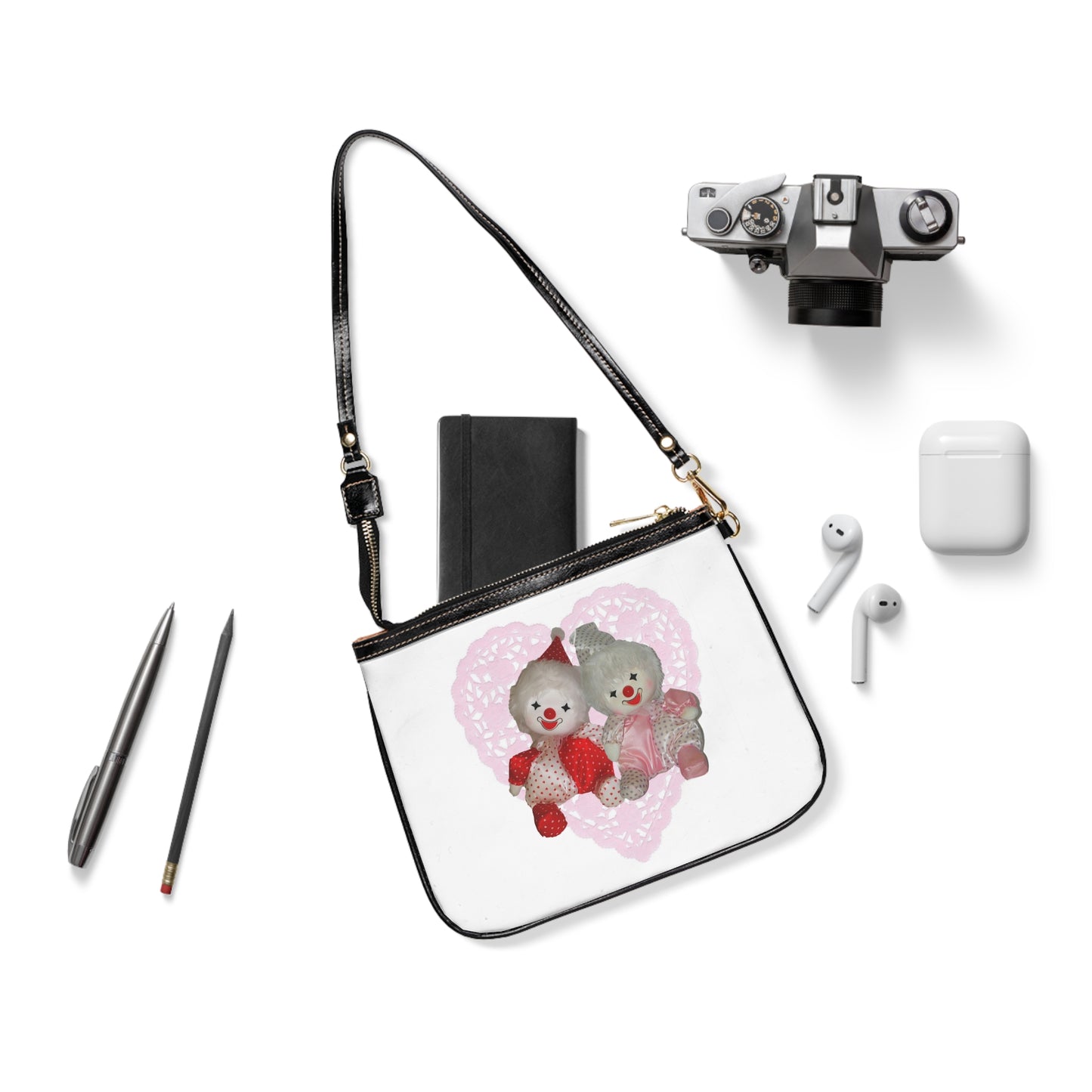 Clown Heart Shoulder Bag