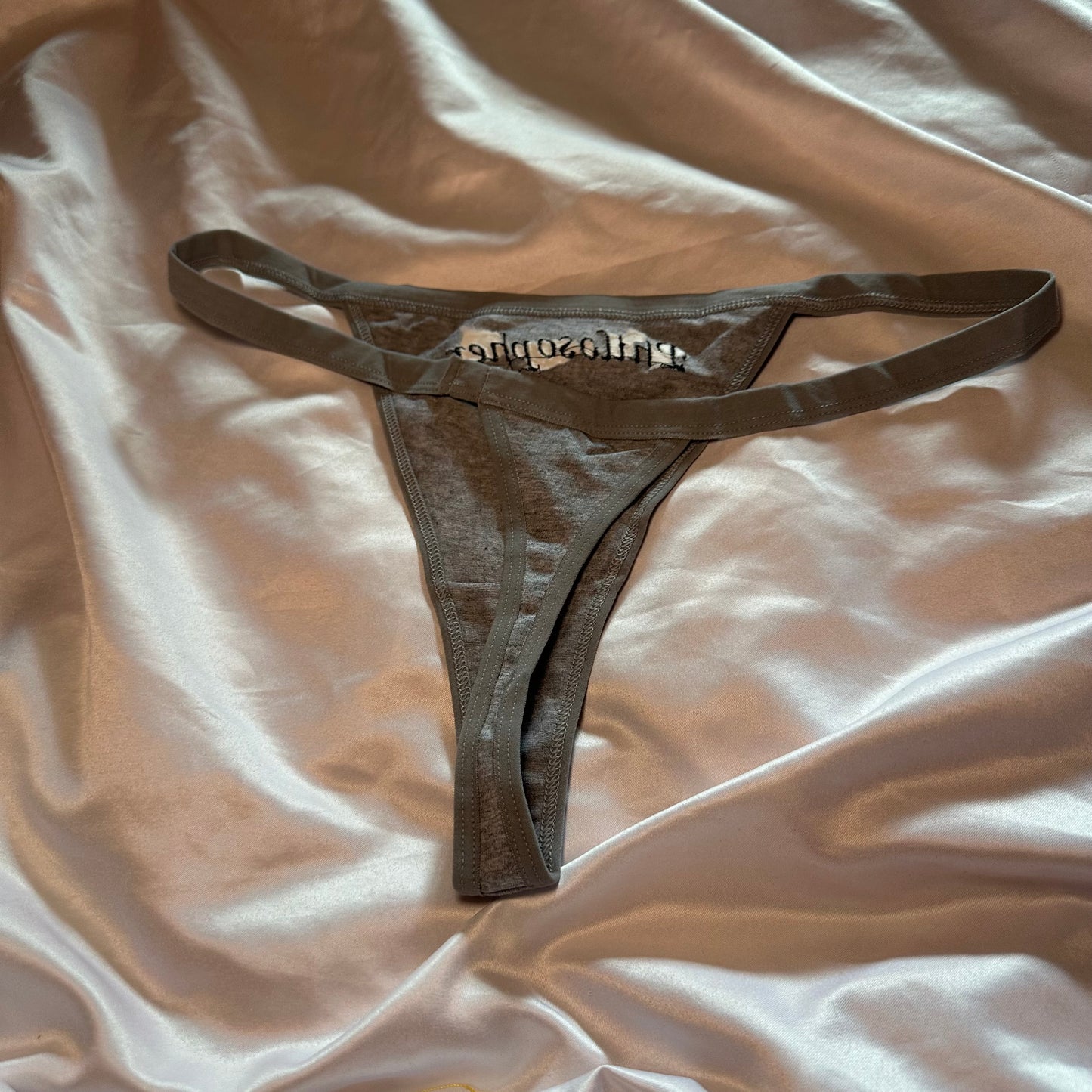Philosopher Thong (L) grey/black