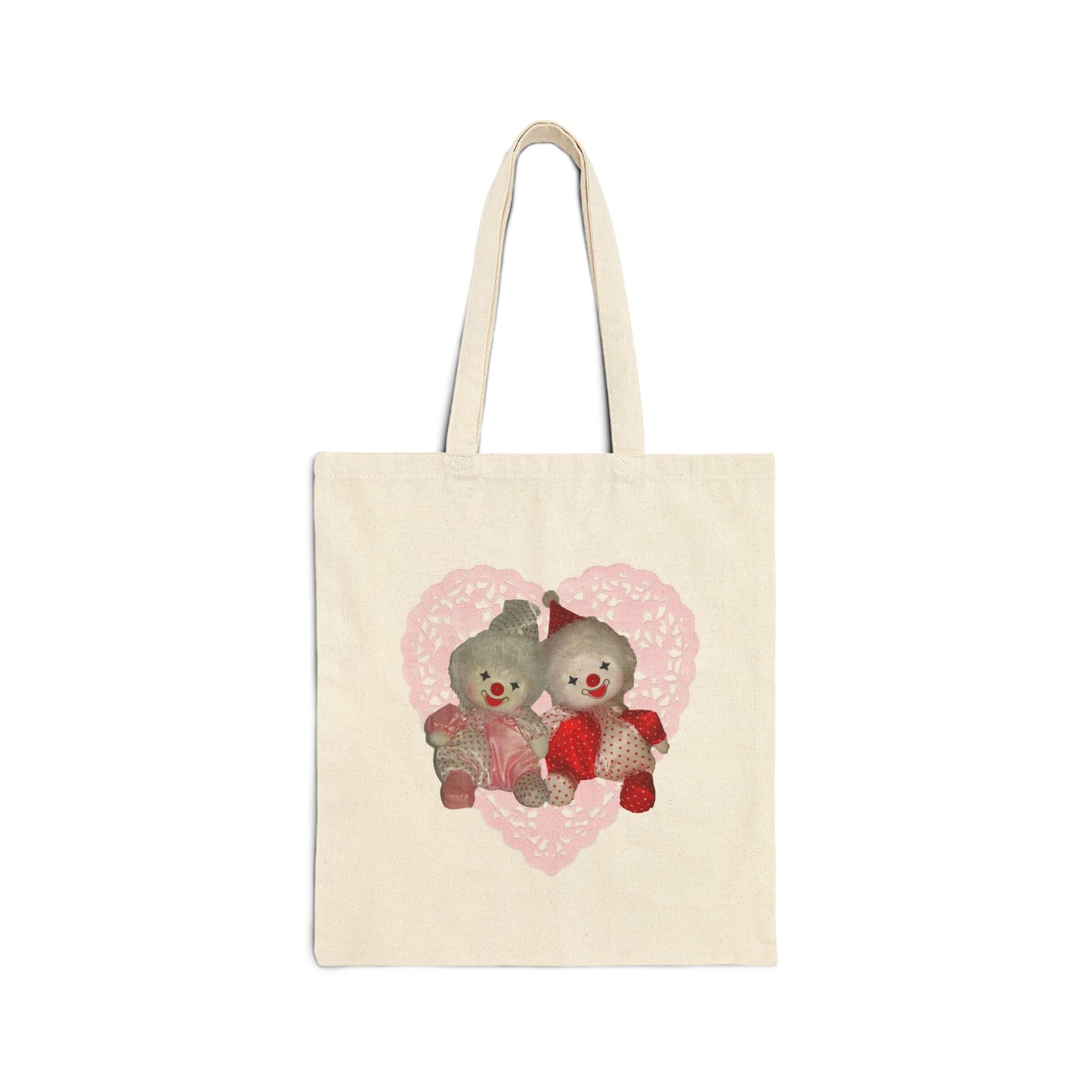 Clown Heart Tote Bag