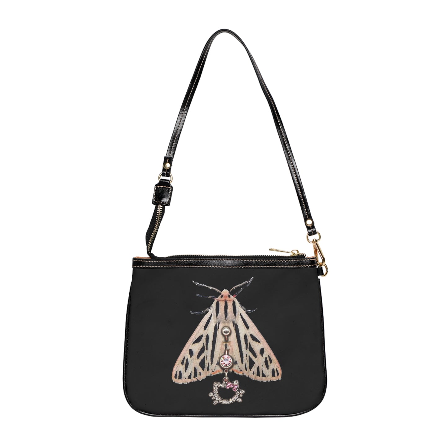 Pierced Moth Shoulder Bag