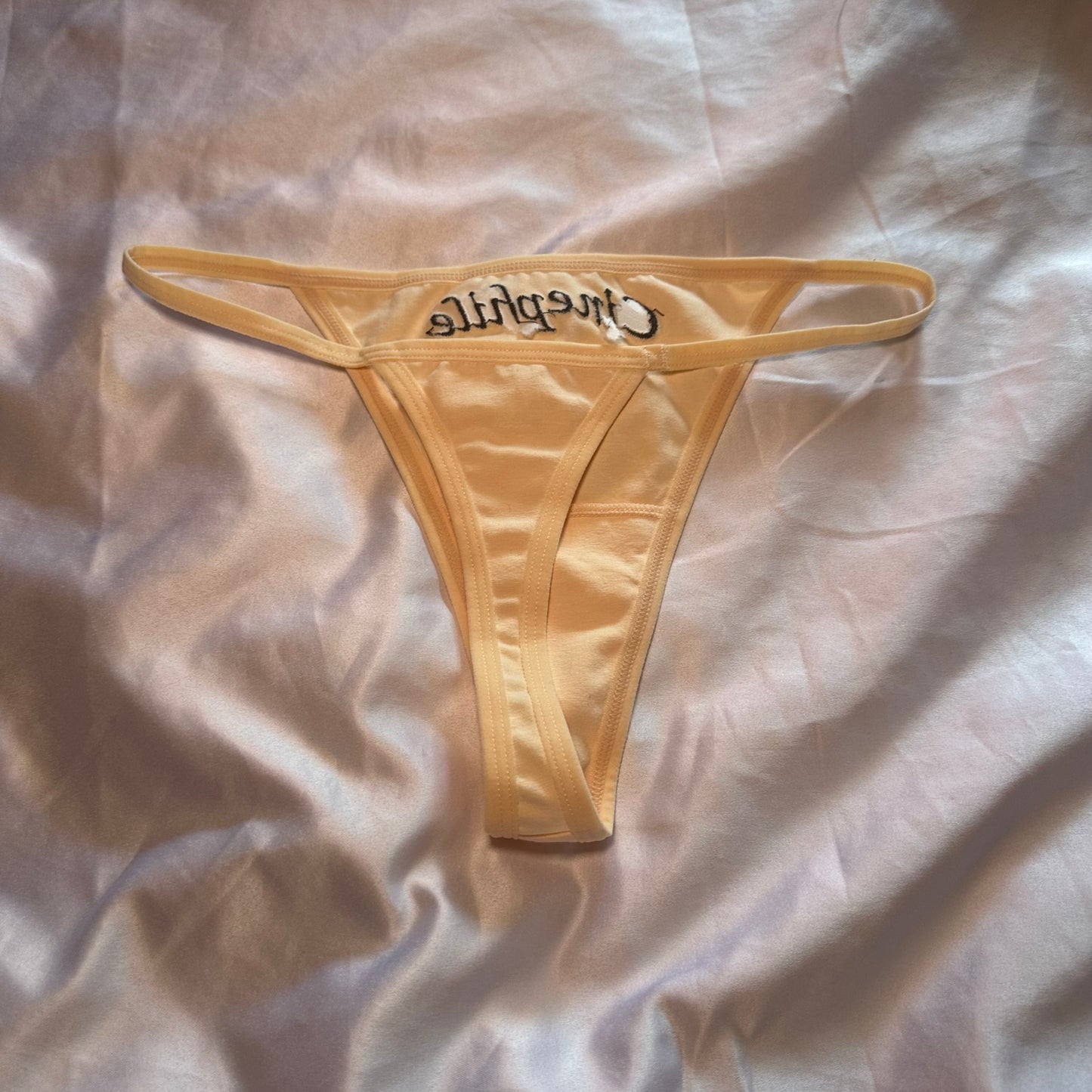 Cinephile Thong (M) beige/black