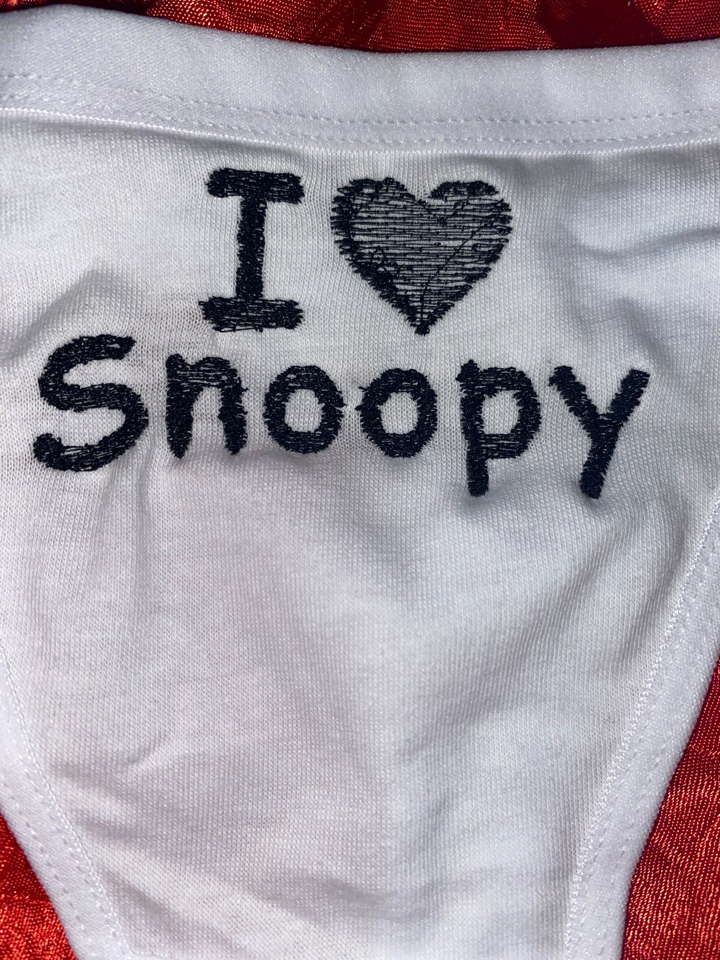 I love Snoopy Thong