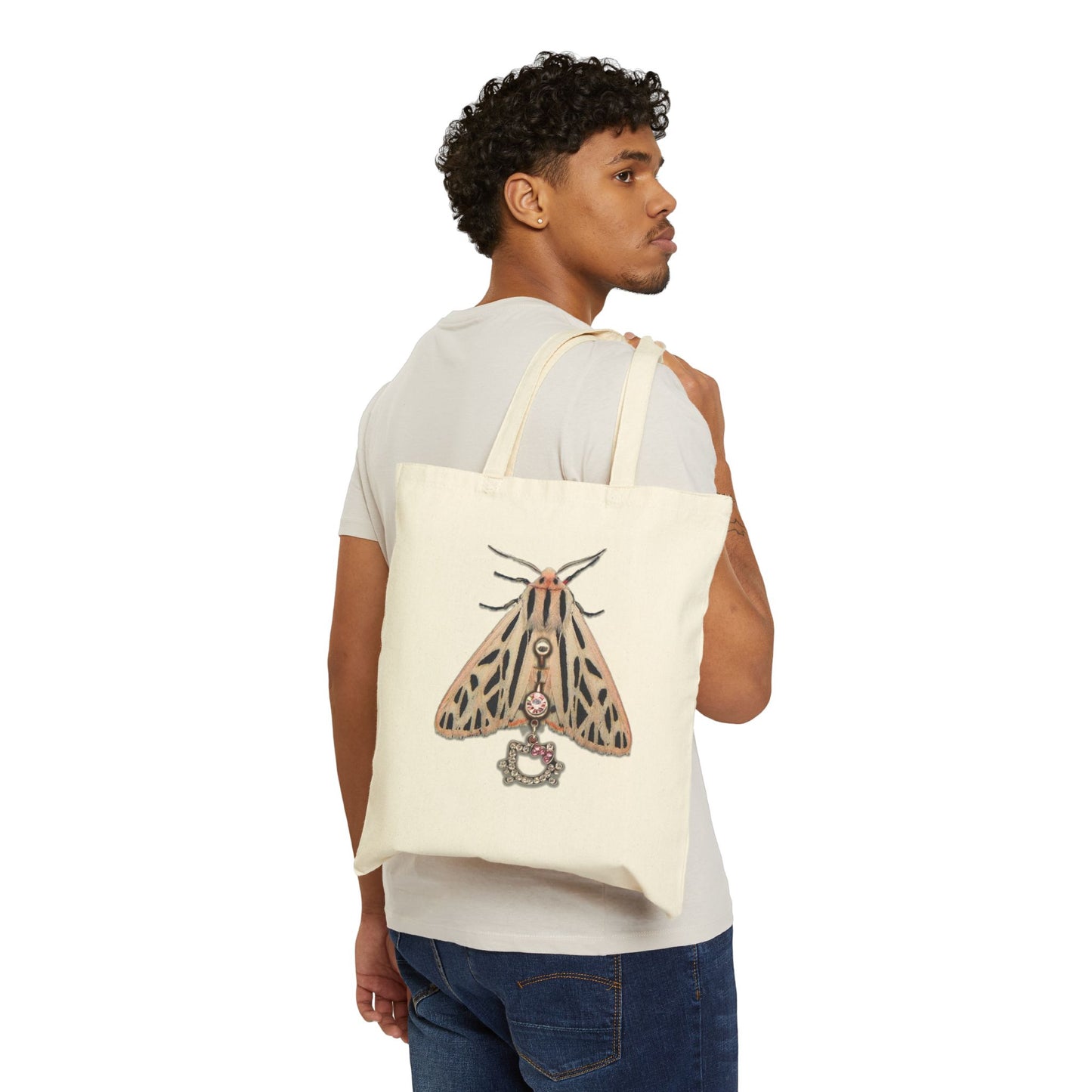 Pierced Moth Tote Bag