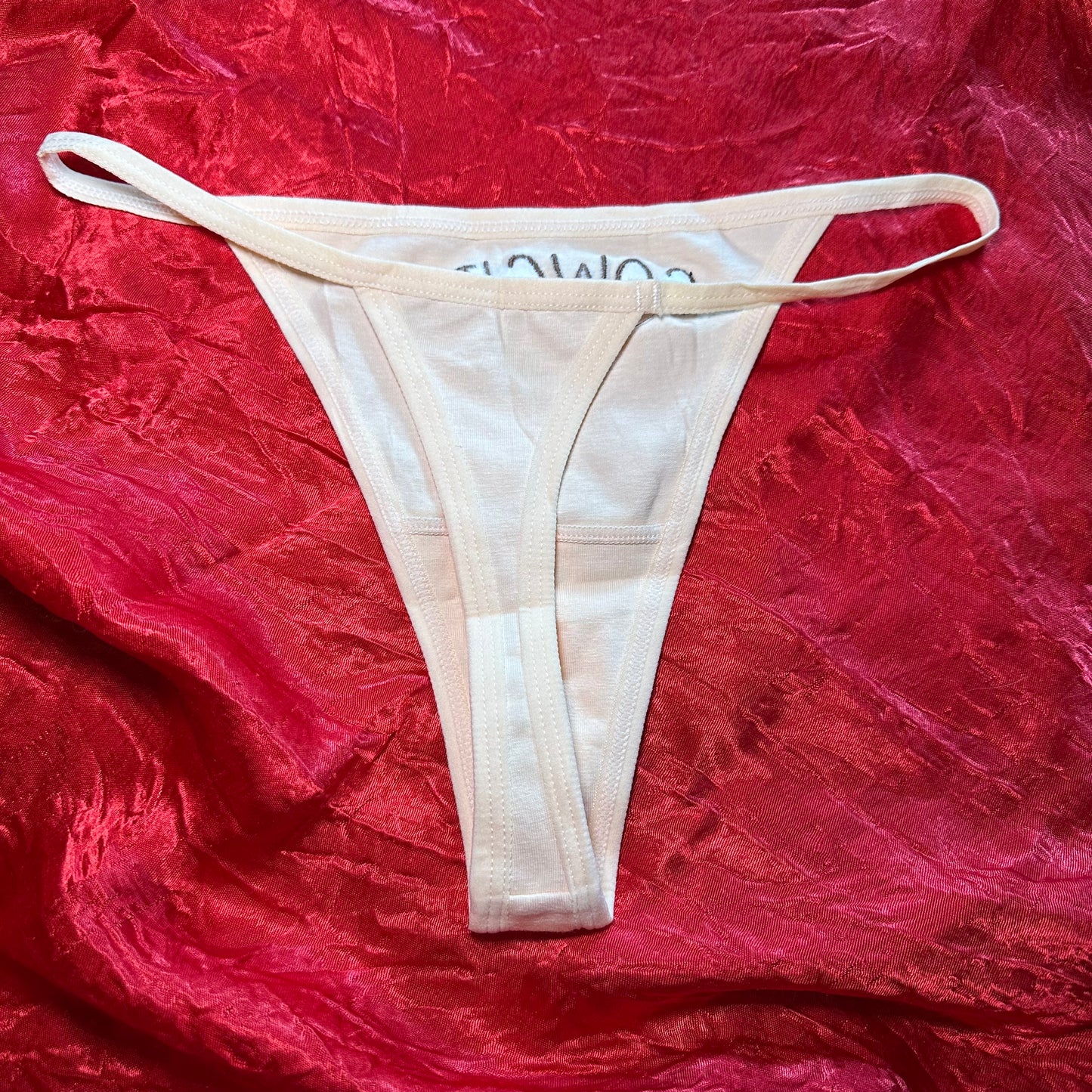 Cowgirl Thong (S) beige/brown