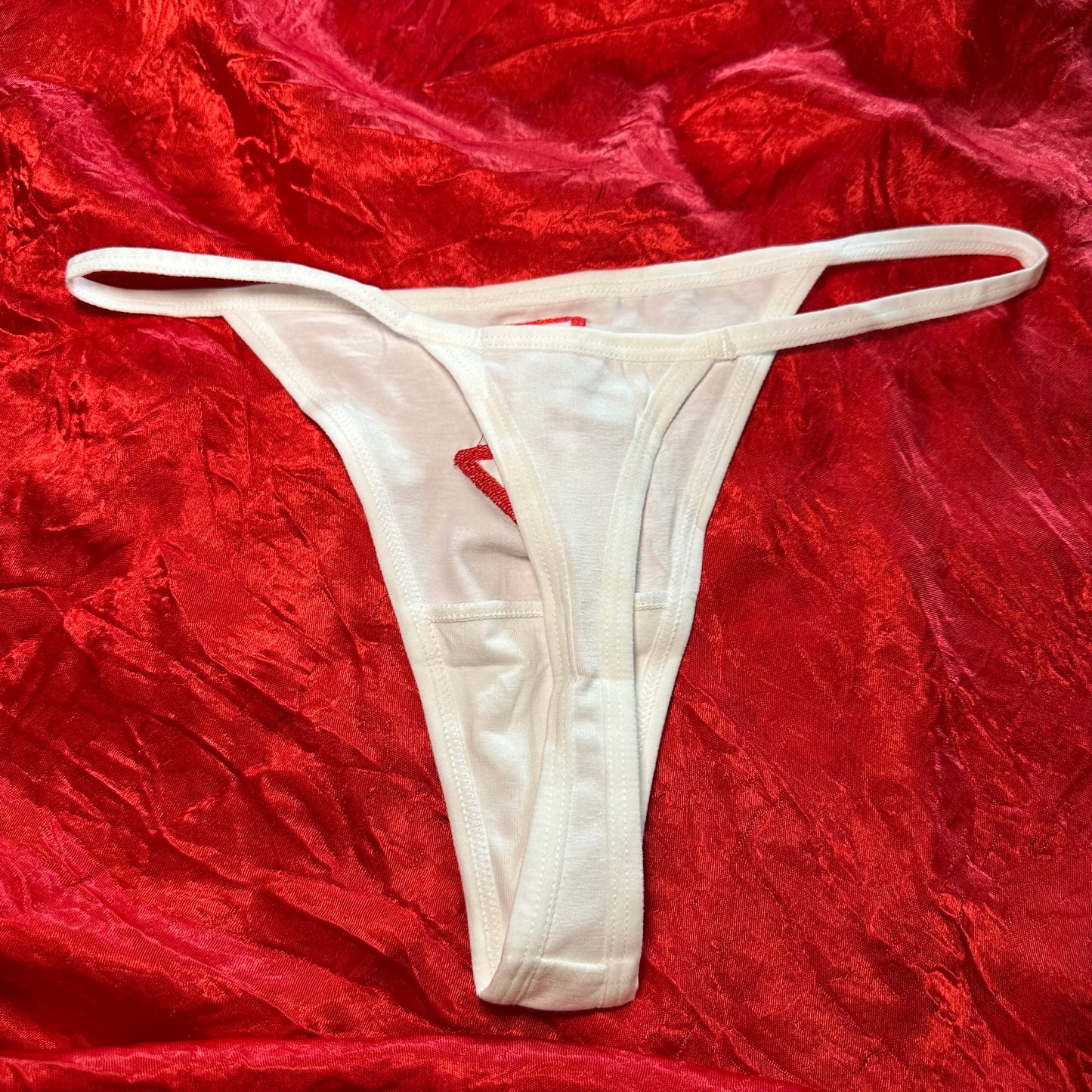 Hell Arrow Thong (S) white/red