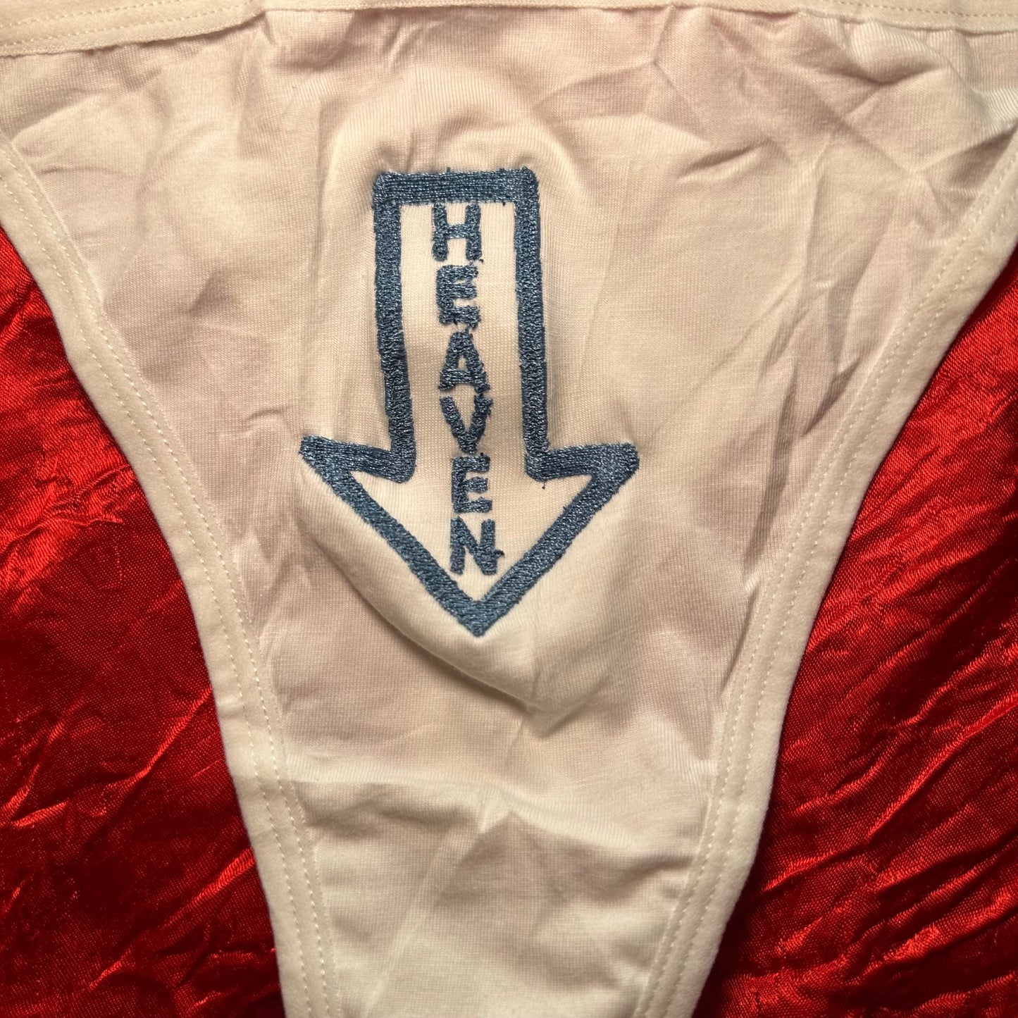 Heaven Arrow Thong (XXL) white/blue