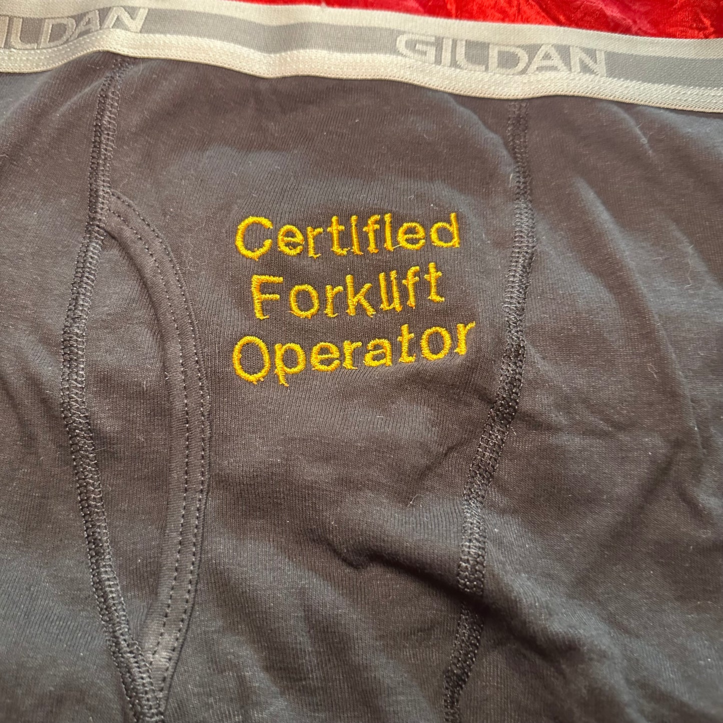Forklift Boxers (L) black/yellow