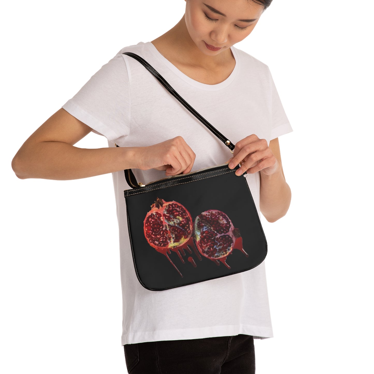 Blood Pomegranate Shoulder Bag