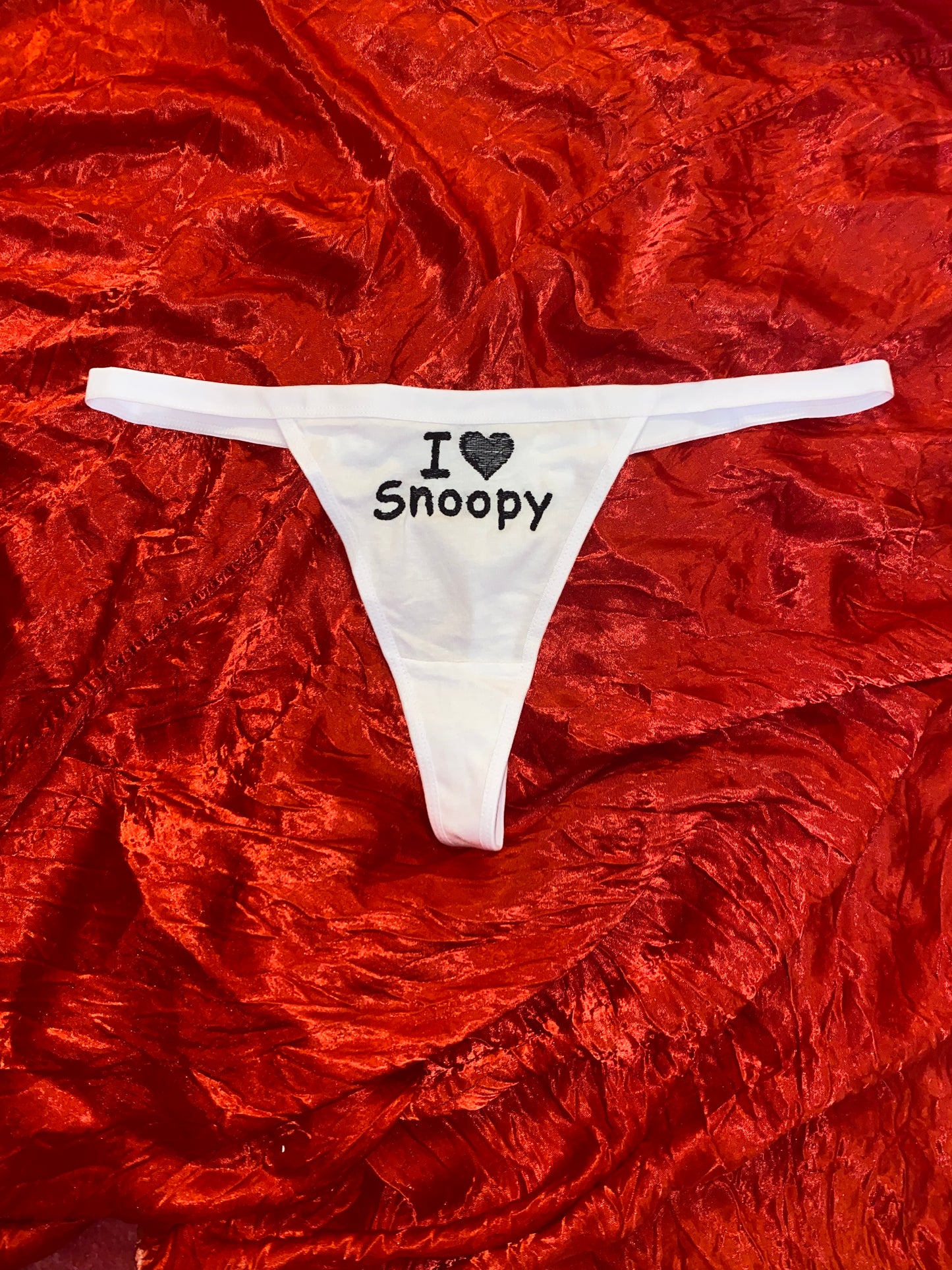 I love Snoopy Thong