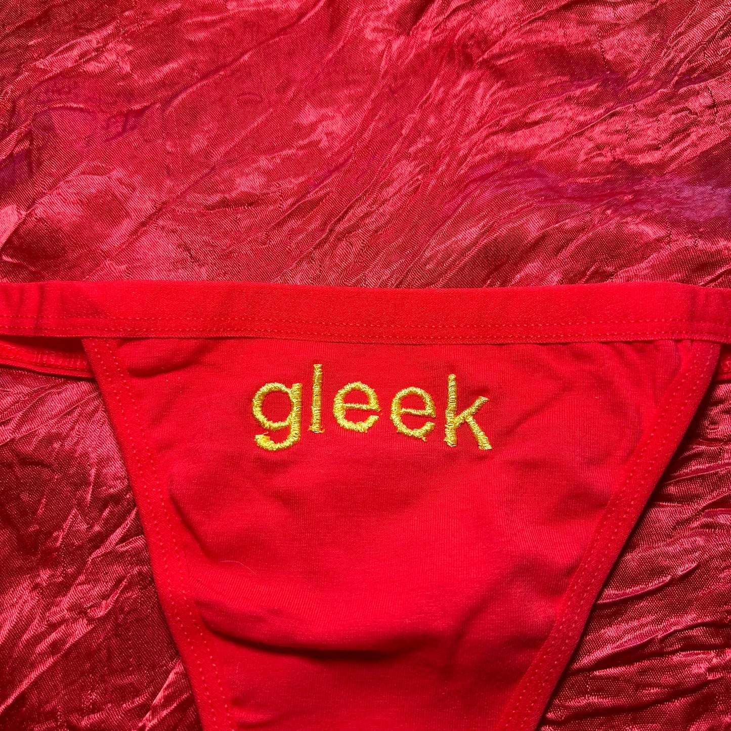 Gleek Thong (XL) red/yellow