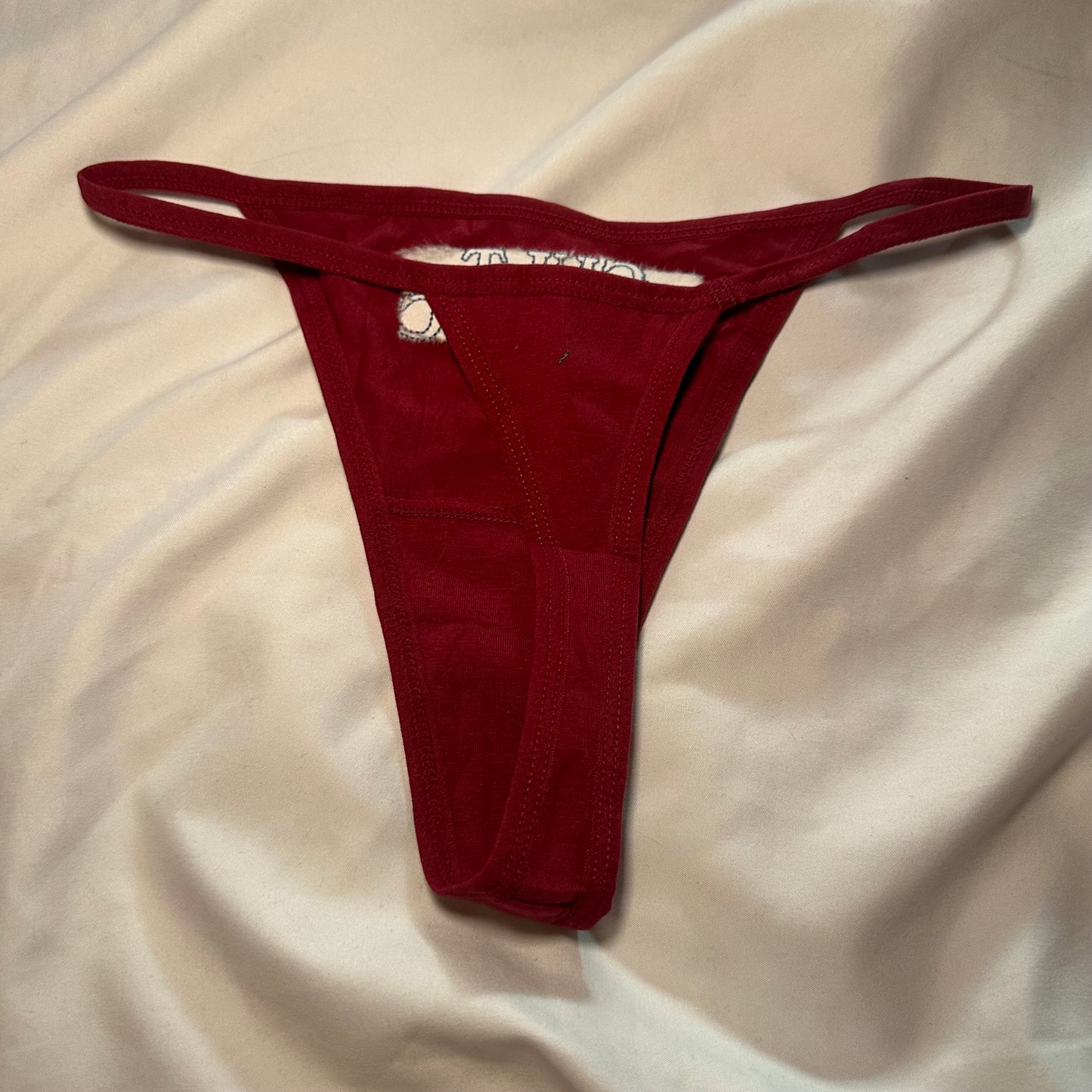 Cult Classic Thong (S) maroon/blue