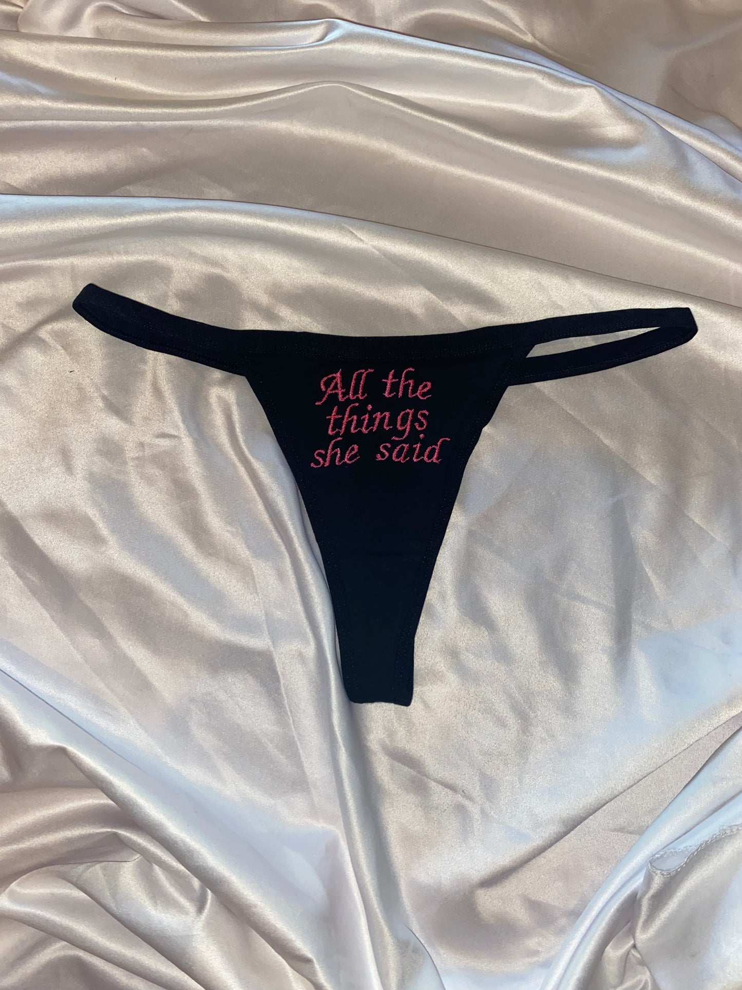 All the things she said Thong