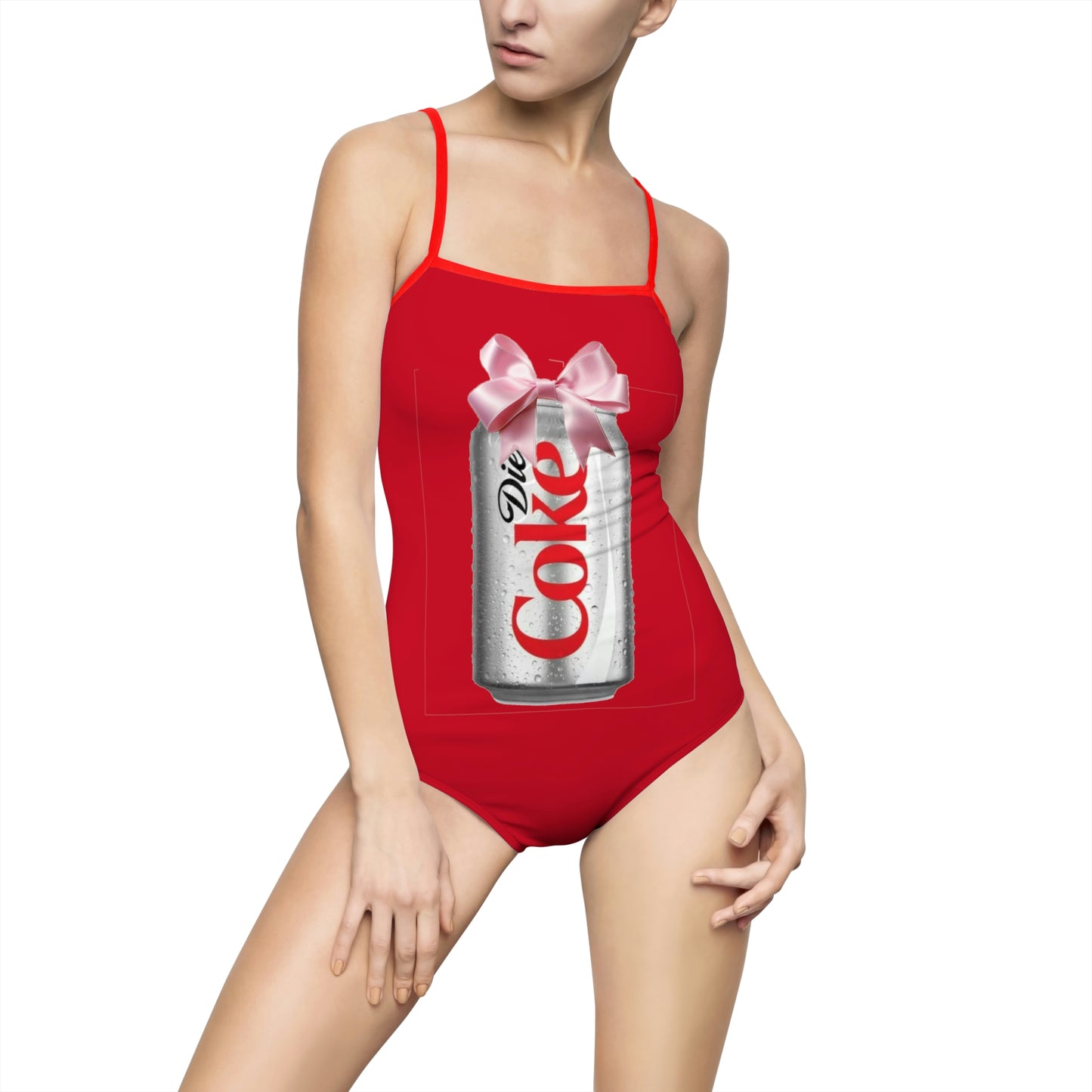 Diet Soda Bow Swimsuit