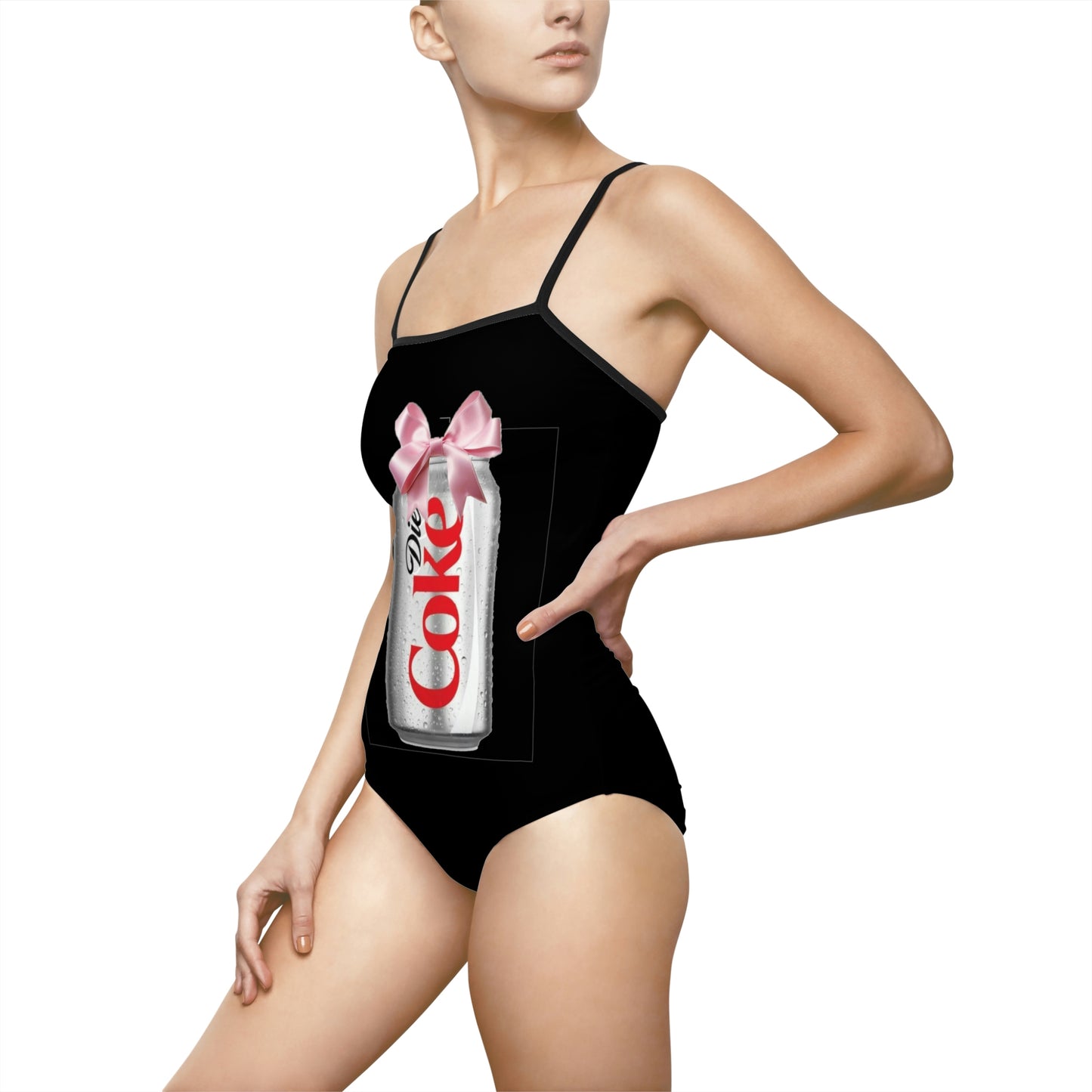 Diet Soda Bow Swimsuit