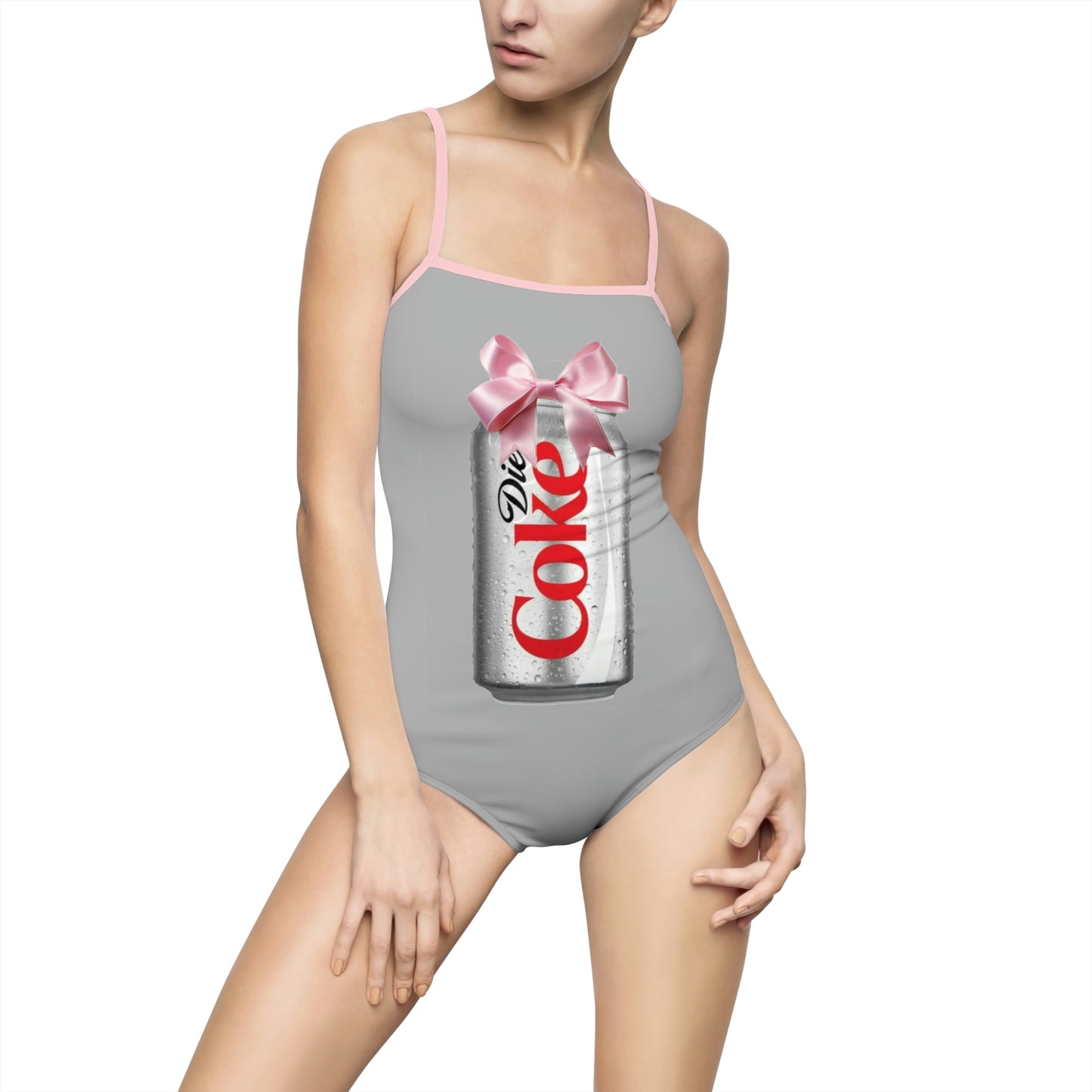 Diet Soda Bow Swimsuit