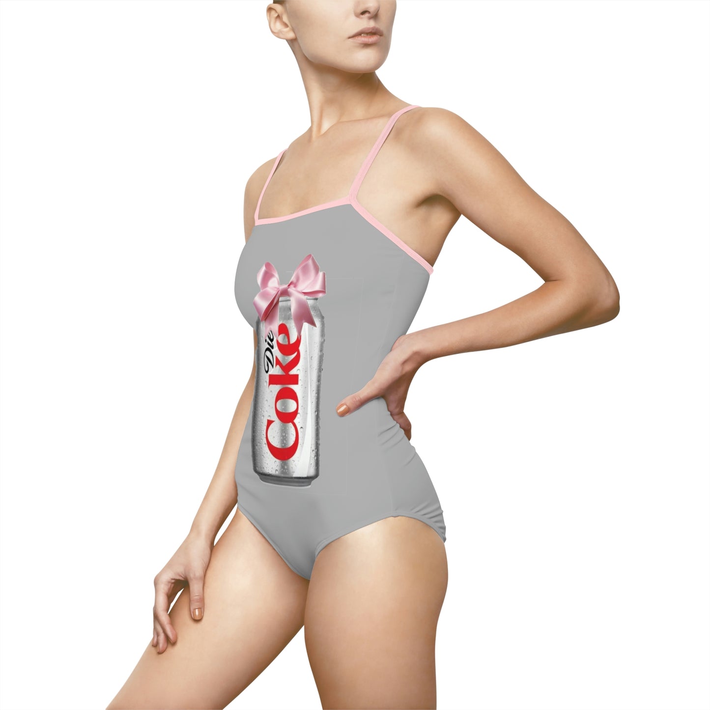 Diet Soda Bow Swimsuit