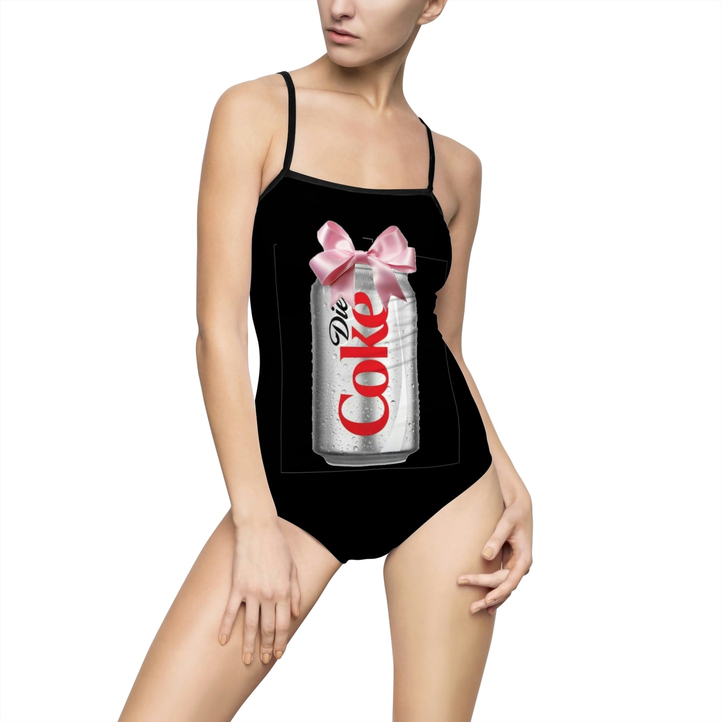 Diet Soda Bow Swimsuit