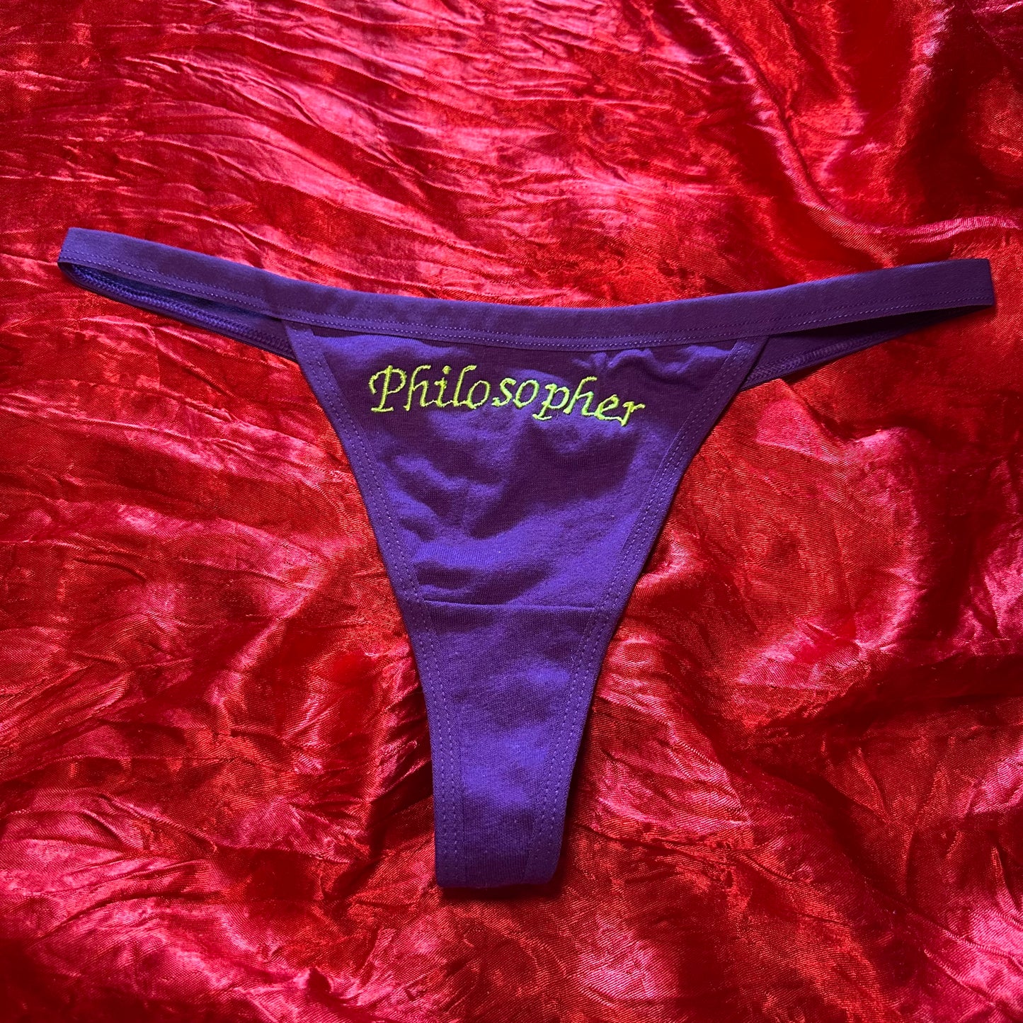 Philosopher Thong (S) purple/green