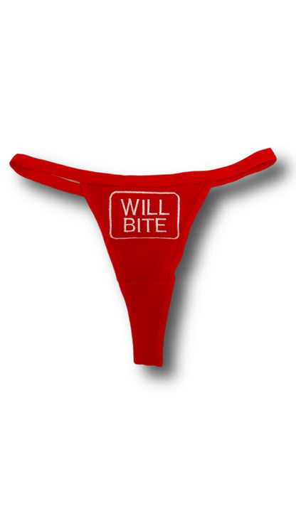 WILL BITE Thong