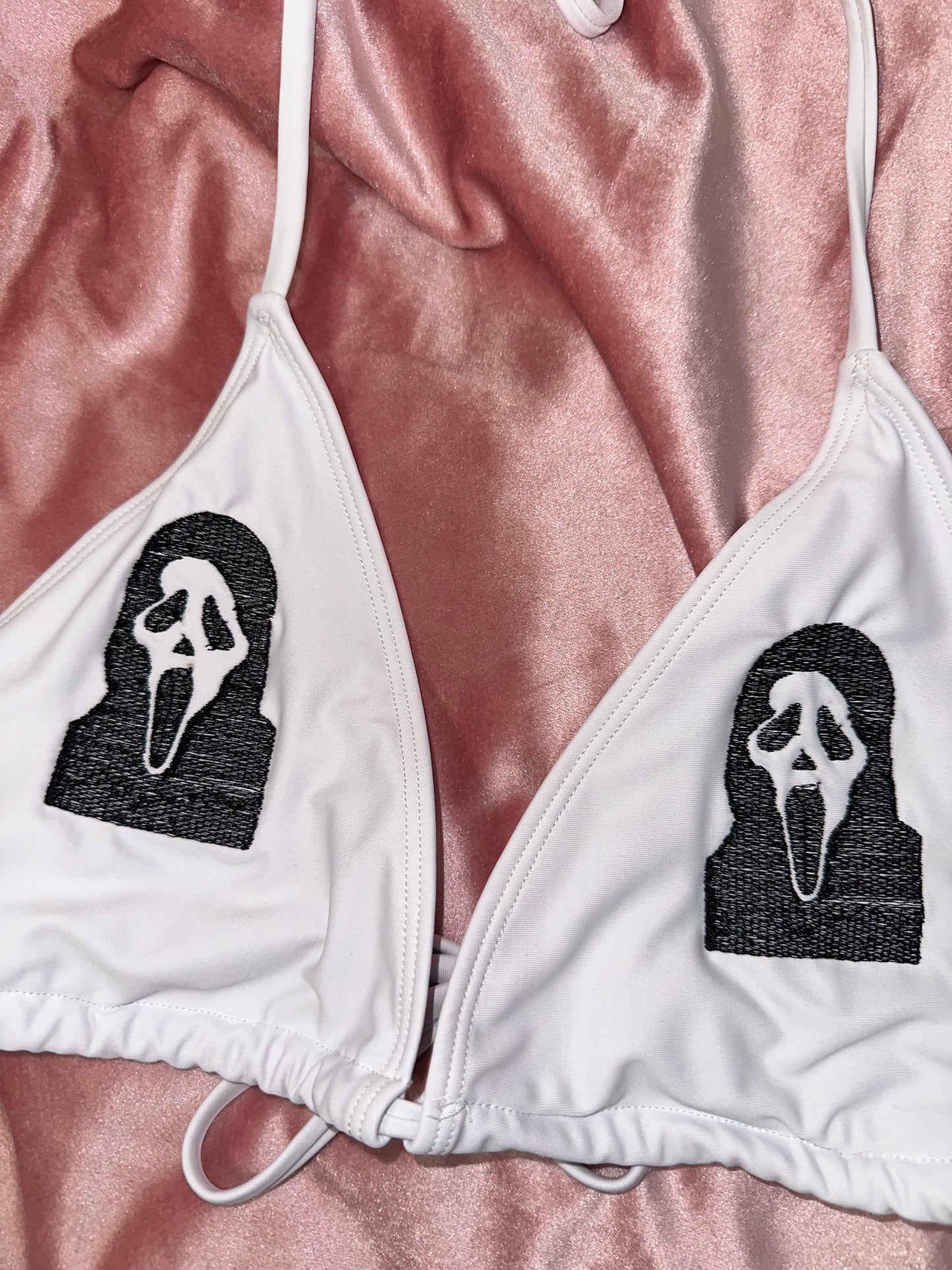 Ghostface Bikini Top (L)