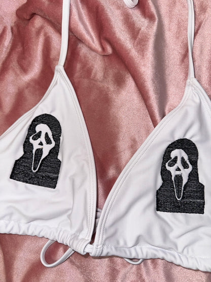 Ghostface Bikini Top (L)