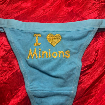 Minions Thong (S) blue/yellow