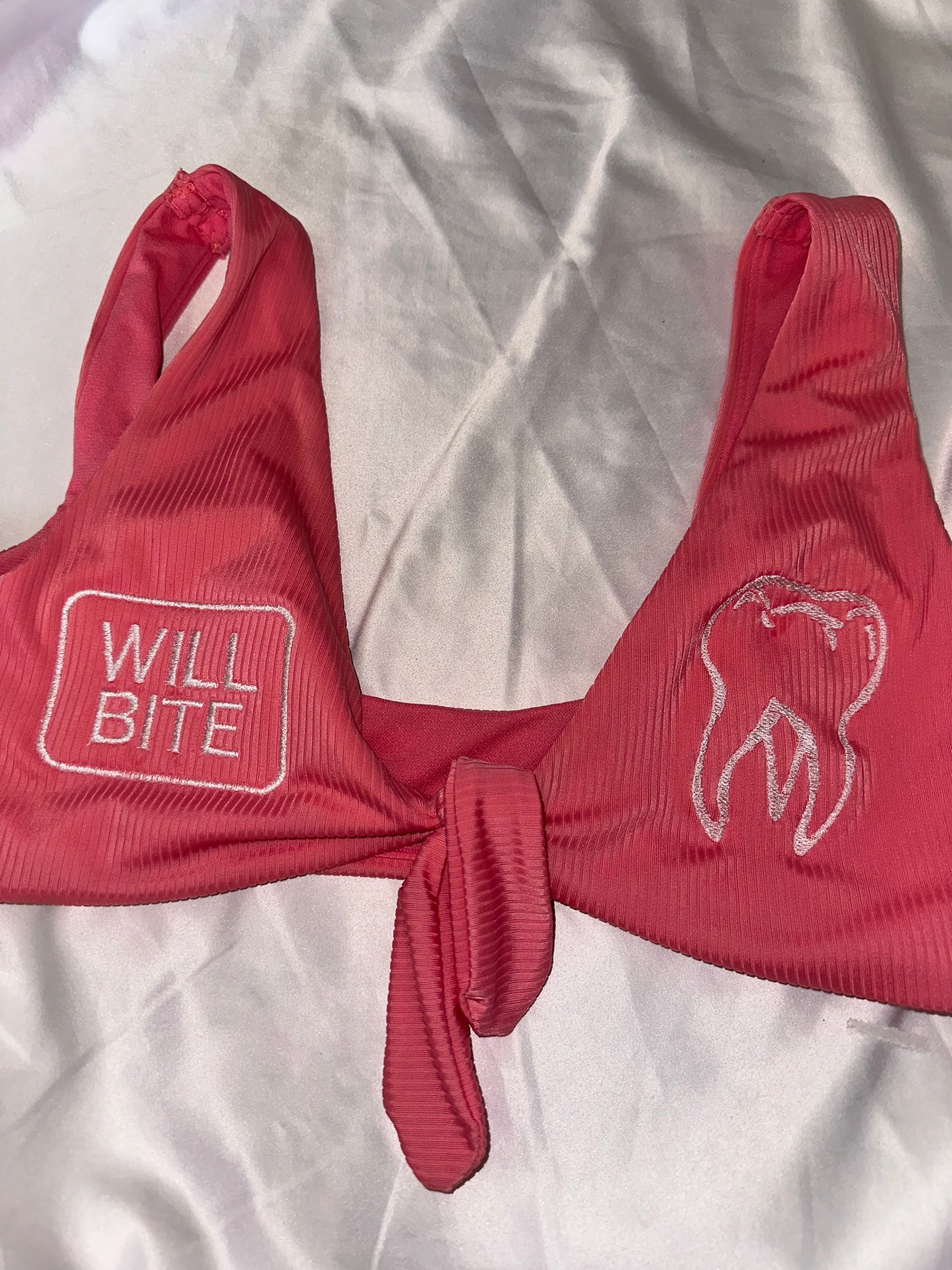 Tooth x Will Bite Bikini Top (L)