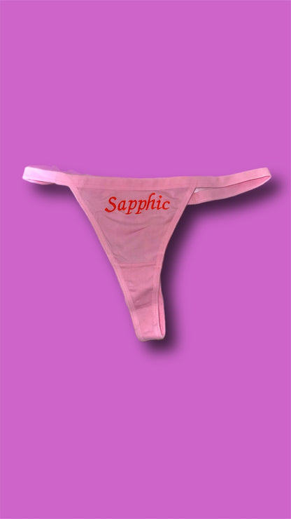 Sapphic Thong