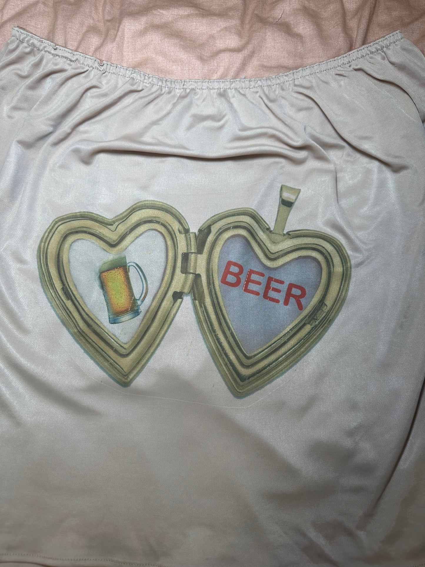 Beer Locket Slip Skirt (L)