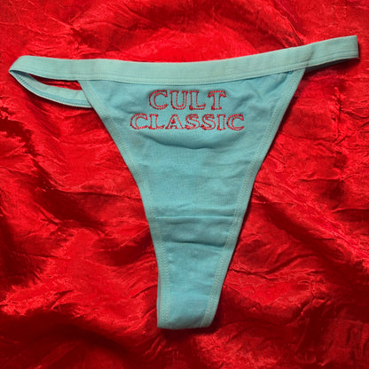 Cult Classic Thong (S) blue/red