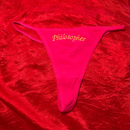 Philosopher Thong (M) pink/green