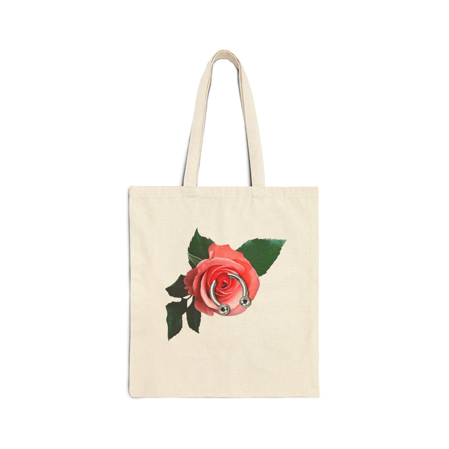 Pierced Rose Tote Bag