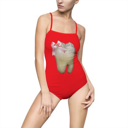 Tooth Bow Swimsuit