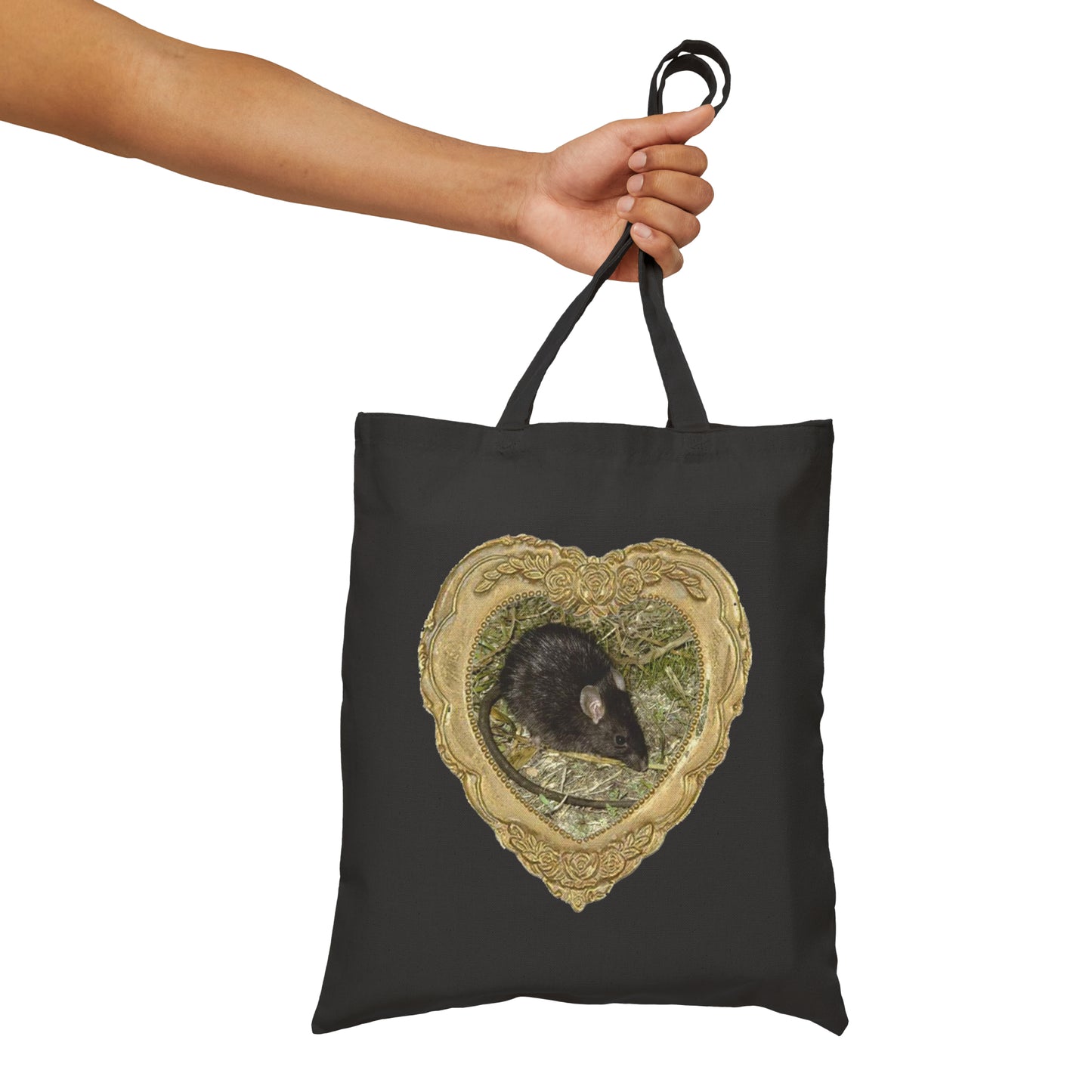 Rat Heart Tote Bag