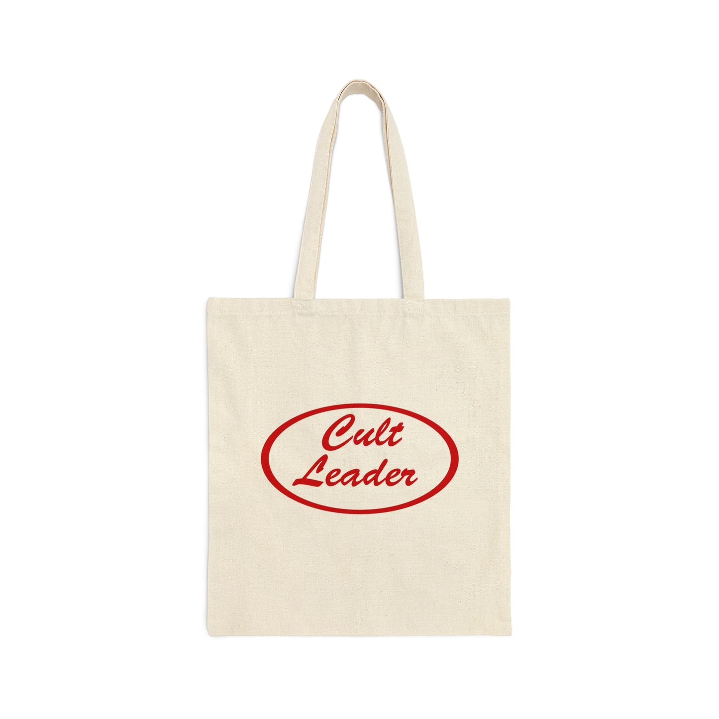 Cult Leader Cotton Canvas Tote Bag