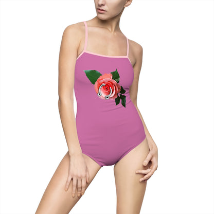 Pierced Rose Swimsuit