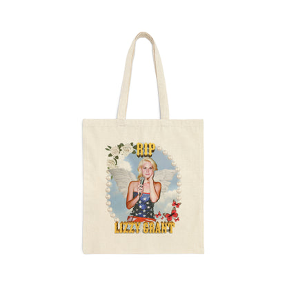 RIP Lizzy Cotton Canvas Tote Bag