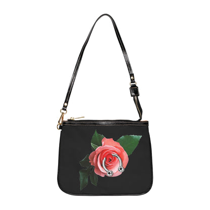 Pierced Rose Shoulder Bag