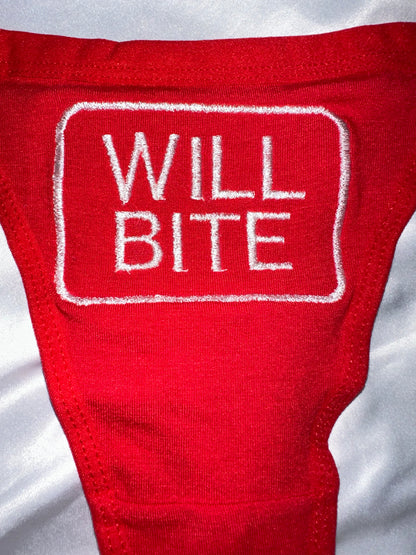 WILL BITE Thong