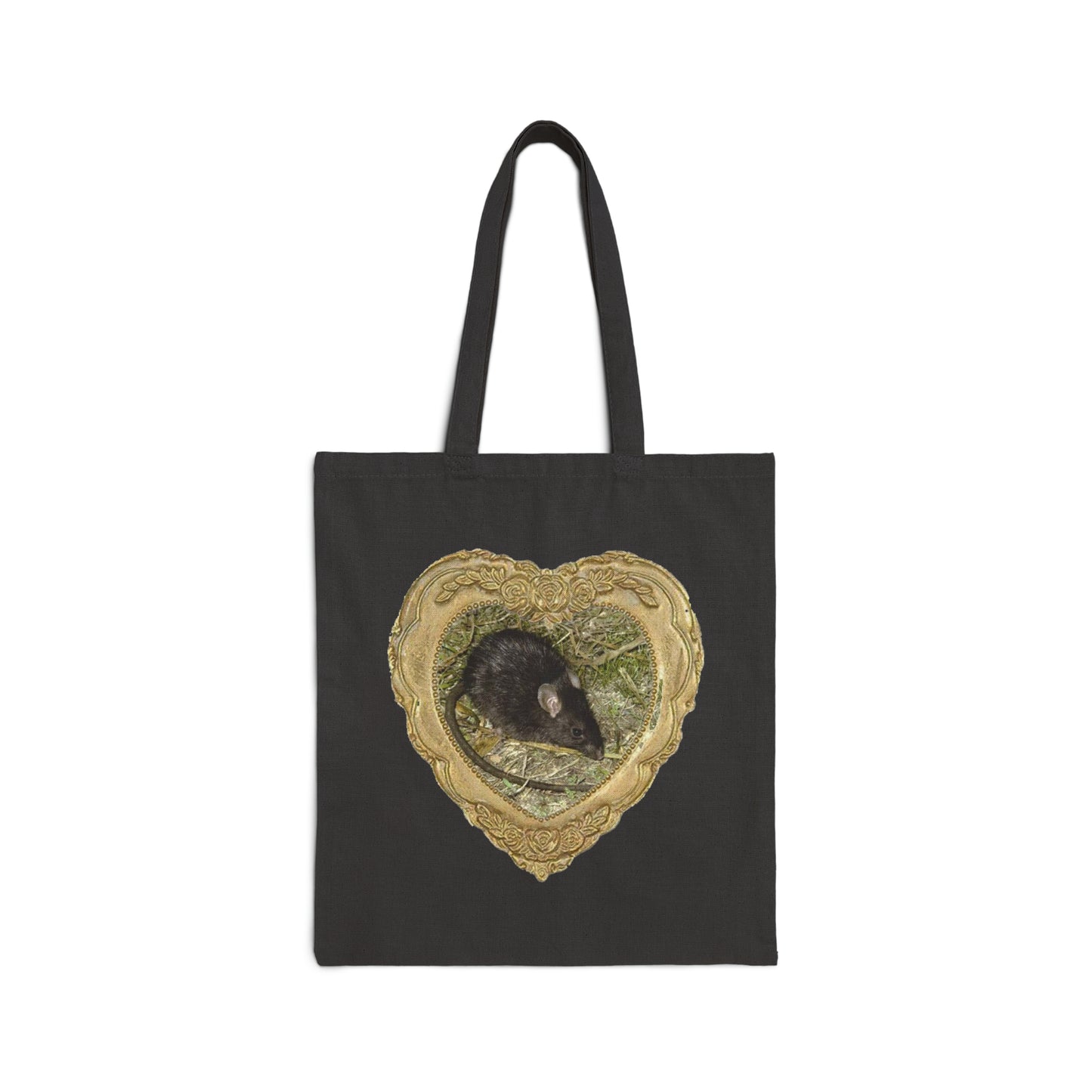 Rat Heart Tote Bag