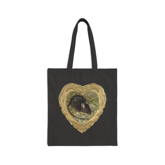 Rat Heart Tote Bag