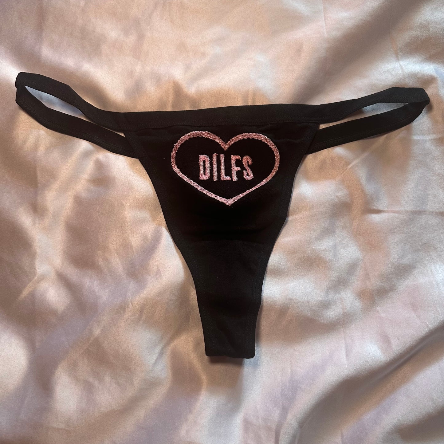 Dilfs Thong (M) black/pink