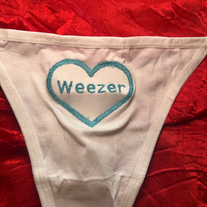Weezer Thong (L) white/blue