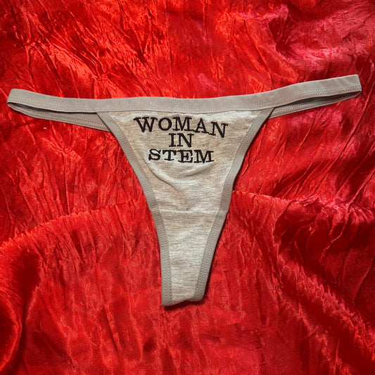 Woman In Stem Thong (S) grey/black