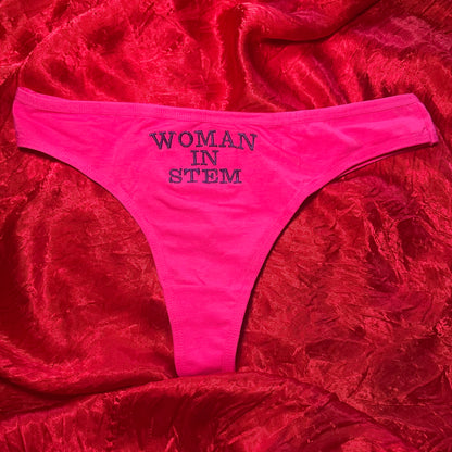 Woman in Stem Pantie Thong (L) pink/purple