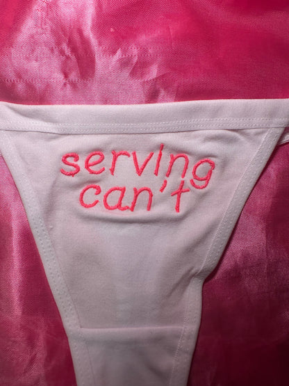 serving can’t Thong