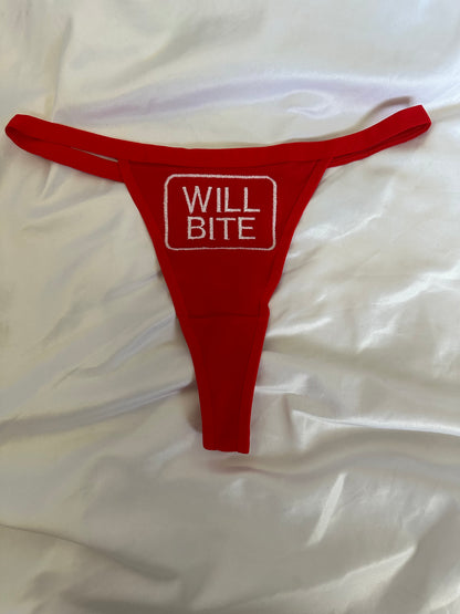 WILL BITE Thong